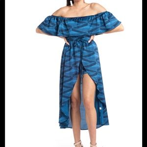 Hawaiian Manaola high low dress